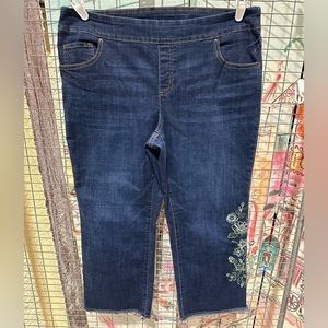 The Pioneer Women size‎ large embroidered capris